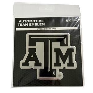 Texas A&M Aggies ATM Automotive Car Truck Emblem Decal Badge Adhesive NCAA New